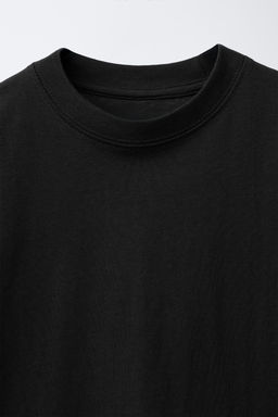 BASIC MEDIUM WEIGHT T-SHIRT - Zara фото 3