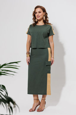 Костюм Galean Style 964 хаки с песочным