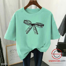 Футболка женская с бантиком