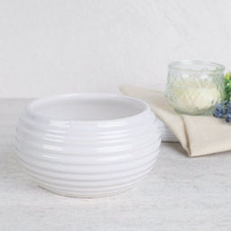 Кашпо 14,5х7 / 8000W /уп 6/48/белое - Галеонтрейд фото 2