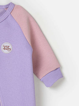 Комбинезон-косуха Колор блок Лаванда утепленный 0+ - Bungly фото 4