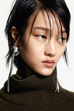 Pendientes con cadenas de serpiente