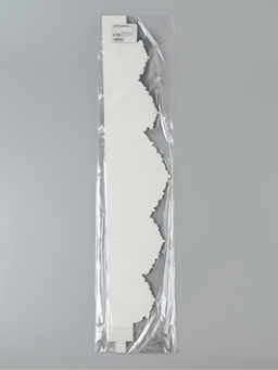 Цена за 10 шт. Корона картонная «Снежинки», 63.8×12.5 см, голубая