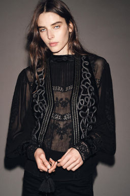 EMBROIDERED VELVET WAISTCOAT ZW COLLECTION