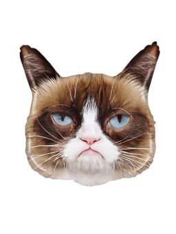 Цена за 2 шт. Воздушный шар фольгированный 26" «Сердитая кошка»