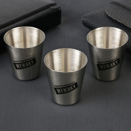 Подарочный набор Настоящему мужику, карты, домино, стопки 3 шт. - Сима-ленд фото 4