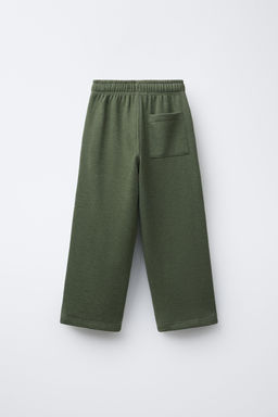 BRUSHED FLEECE SWEATSHIRT AND TROUSERS SET WITH SLOGAN - Zara фото 5