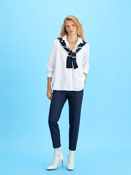 Kad?n Dar Fit D?z Pantolon