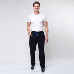 RODOS Брюки мужские весна/лето М-232 Синий/Васильковый