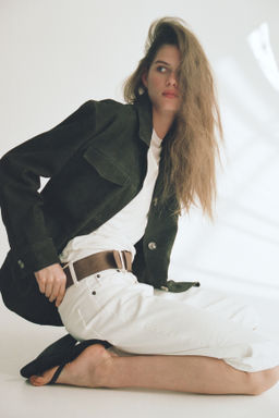 Bermudas denim con cintur?n - H&m фото 6