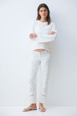 MAMA Straight Ankle Jeans - H&m фото 2
