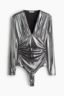 Body tanga con escote drapeado en V - H&m фото 6