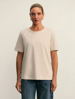 Базовая футболка из хлопка / Zarina  фото 3