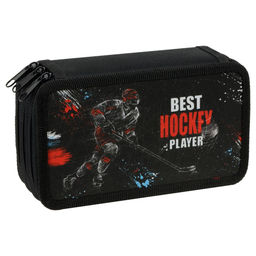 Пенал 3 отд. ArtSpace "Hockey", 190*110 (ПК3_60013) ткань