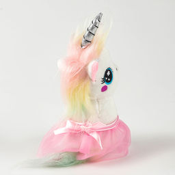 Мягкая игрушка Обнимашка-Единорог, браслет - POMPOSHKI фото 3