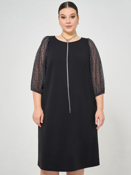 Платье 0218-2 чёрный кварц - Dora фото 36