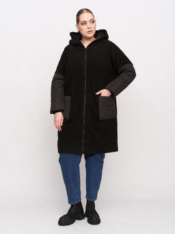 Пальто комбинированное ZPL10533ROL01 - Артесса фото 3