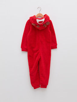 Kap??onlu Y?lba?? Temal? Uzun Kollu Pel?? K?z ?ocuk Uyku Tulumu - Waikiki фото 2