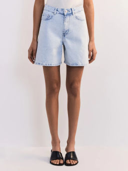 Джинсовые шорты А-силуэта ZR2605092321-100 / Zarina