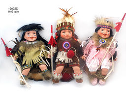 Сувенир коллекционный Индейцы 30 см / ZD1200 /уп 36/ - Галеонтрейд фото 5