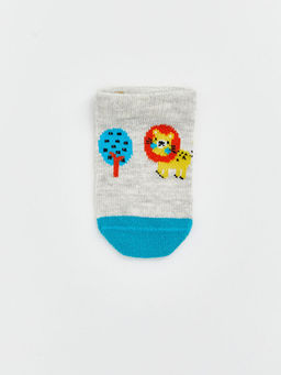 Hayvan Desenli Erkek ?ocuk Patik ?orap