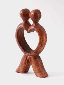 Сувенир Любовь, 14?3.5?25 см, дерево, коричневый