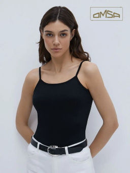 OmT_D1001 Майка Топженская, COTTON - nero