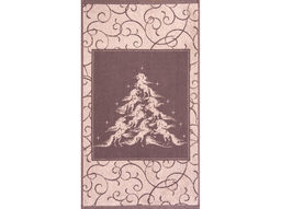 Полотенце махровое 6с103.412ж1 Лошадиная елка(т.с.мальв1) 50х90см