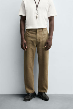 REGULAR FIT TROUSERS WITH POCKETS - Zara фото 2