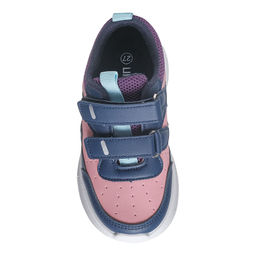 3A4222 Кроссовки для девочек иск.кожа текстиль ПУ литьевой - Юничел фото 5