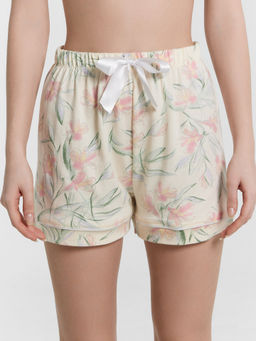 Пижама женская с цветочным принтом лилии на сливочном 592478 - Mark formelle фото 4