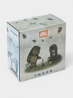 Пара кофейная 210 мл "Ежик в тумане"