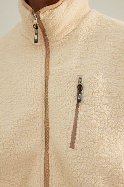 Limited Edition Ekru Regular Fit Welsoft Pelus Mont TMNAW24MO00032 - Trendyolmilla фото 5