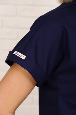 Куртка женская 189 ТС. Цвет: темно-синий - Стильб фото 8