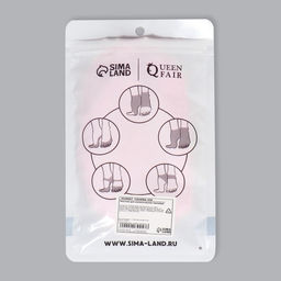 Носочки для педикюра, силиконовые, с перфорацией, с лямкой, размер S, цвет розовый - Queen fair фото 10