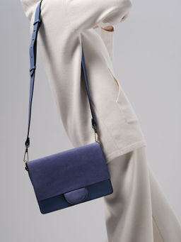 Сумка через плечо Deboro 30574 сиреневый закат