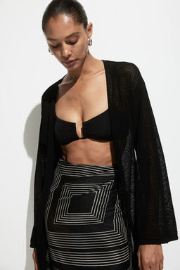 Cardigan playero en punto pointelle - H&m фото 2