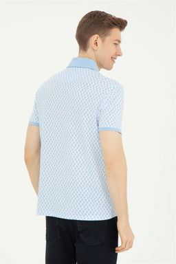 Мужская голубая футболка - U.s. polo assn фото 5