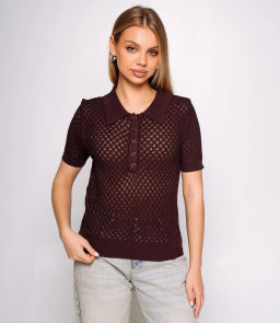 Футболка #КТ812 (8), шоколадный