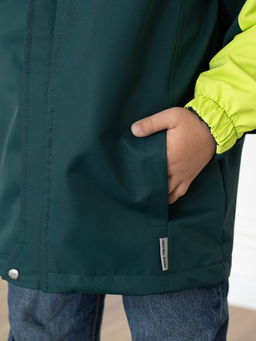 Ветровка детская зелено-салатовая 20-019/1 (122-128, 64)