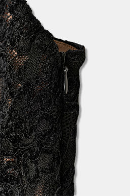 LACE PEPLUM TOP - Zara фото 5