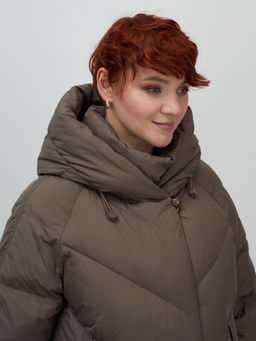 Пальто двубортная зимнее утепленное Бренд: Visdeer  фото 9