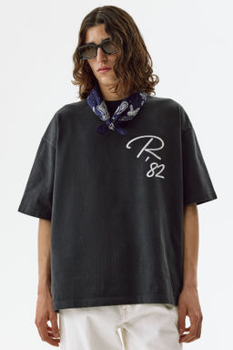 Camiseta estampada de algod?n Oversized Fit - H&m фото 9