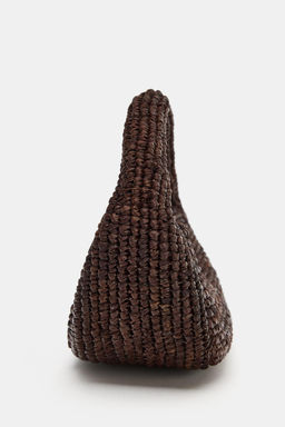 BOLSO DE MANO RAFIA / Marr?n - Zara фото 5