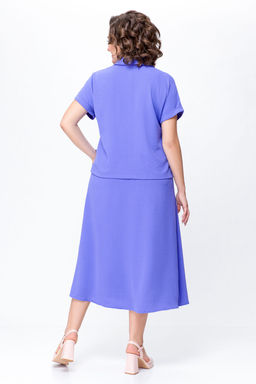 Блуза Swallow 803.2 черный+серебряный узор фото 527