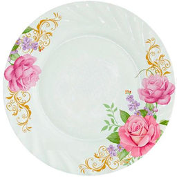 Тарелка обеденная 24,1 см JEWEL Скарлет 7000 (стеклокерамика)