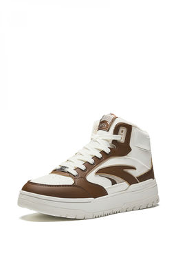 Кеды повседневные утепленные Бежевый/Коричневый ANTA982