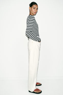 JEANS Z.03 STRAIGHT HIGH-WAIST LONG LENGTH - Zara фото 28