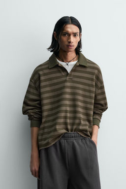 STRIPED PIQU_ RUGBY POLO SHIRT - Zara фото 2