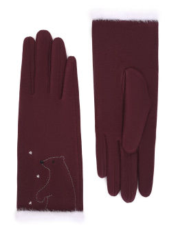 Перчатки жен Labbra LB-PH-89 plum